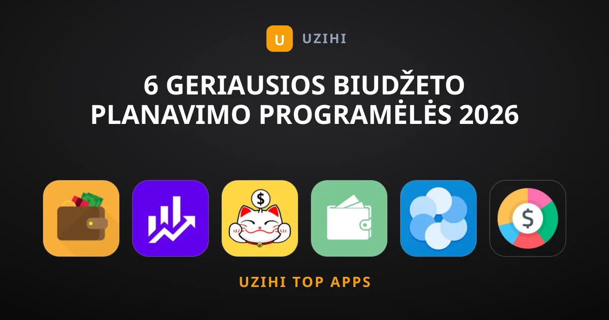 6 Geriausios Biudžeto Planavimo Programėlės 2026 Metams