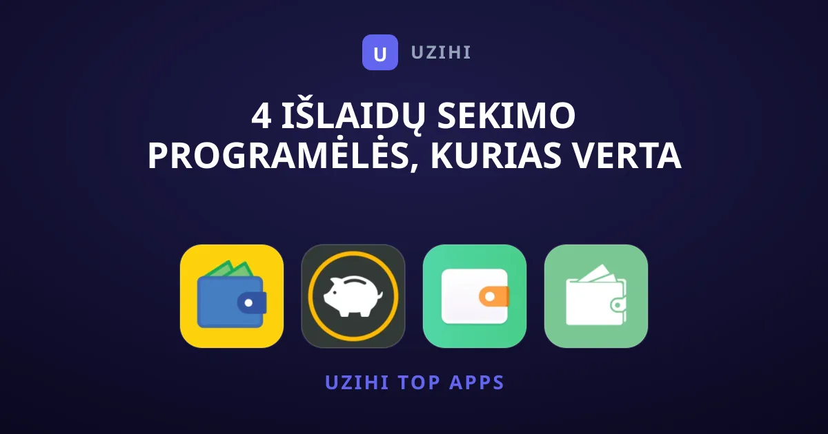 4 Išlaidų Sekimo Programėlės, Kurias Verta Atsisiųsti